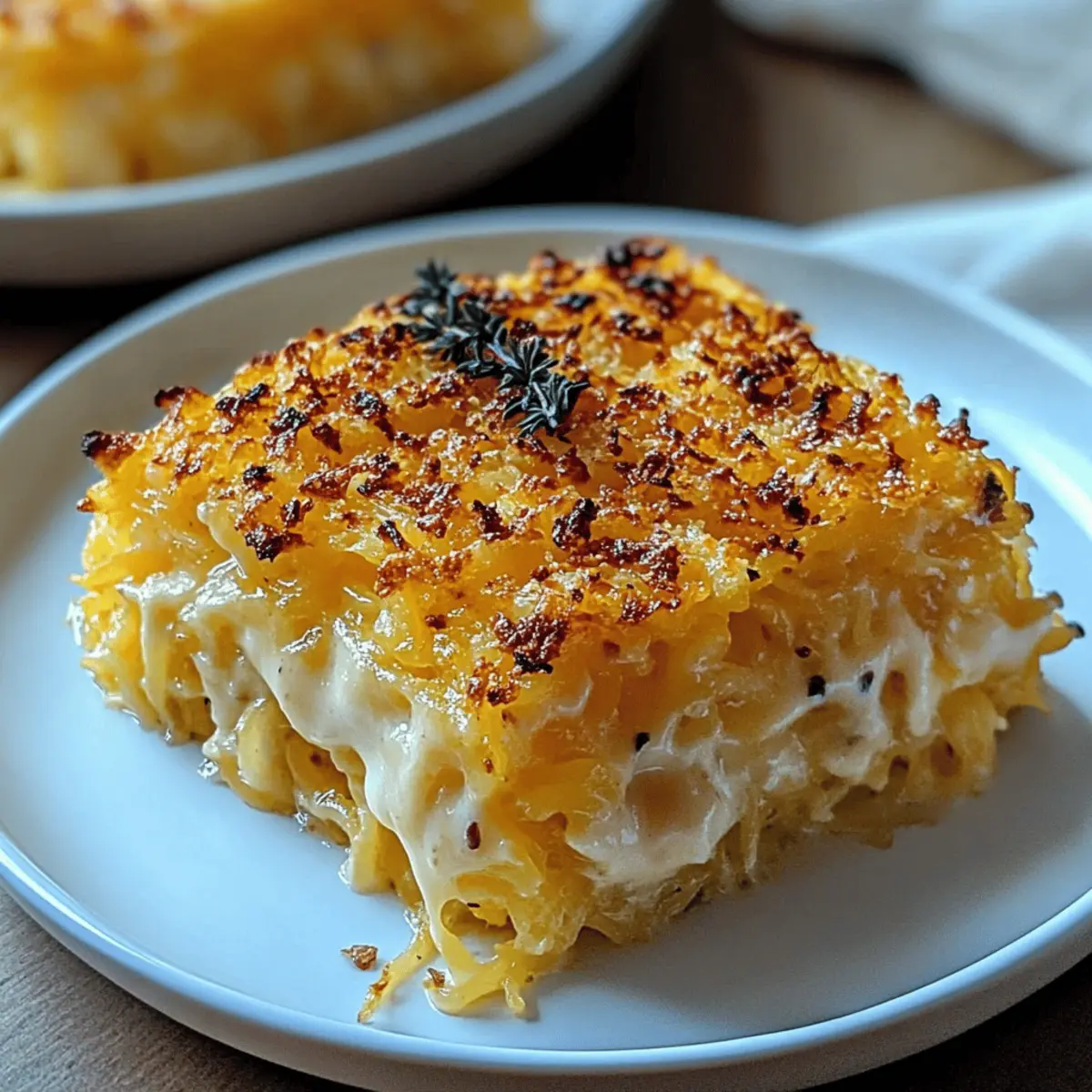 Creamy Spaghetti Squash Au Gratin for Guilt-Free Comfort