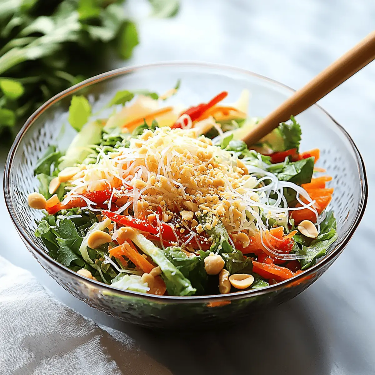 Fresh and Crunchy Spring Roll Salad You’ll Love