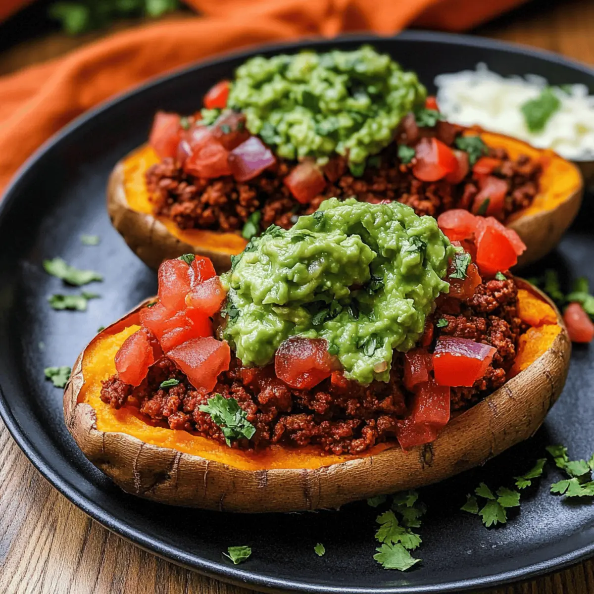 Taco Stuffed Sweet Potatoes