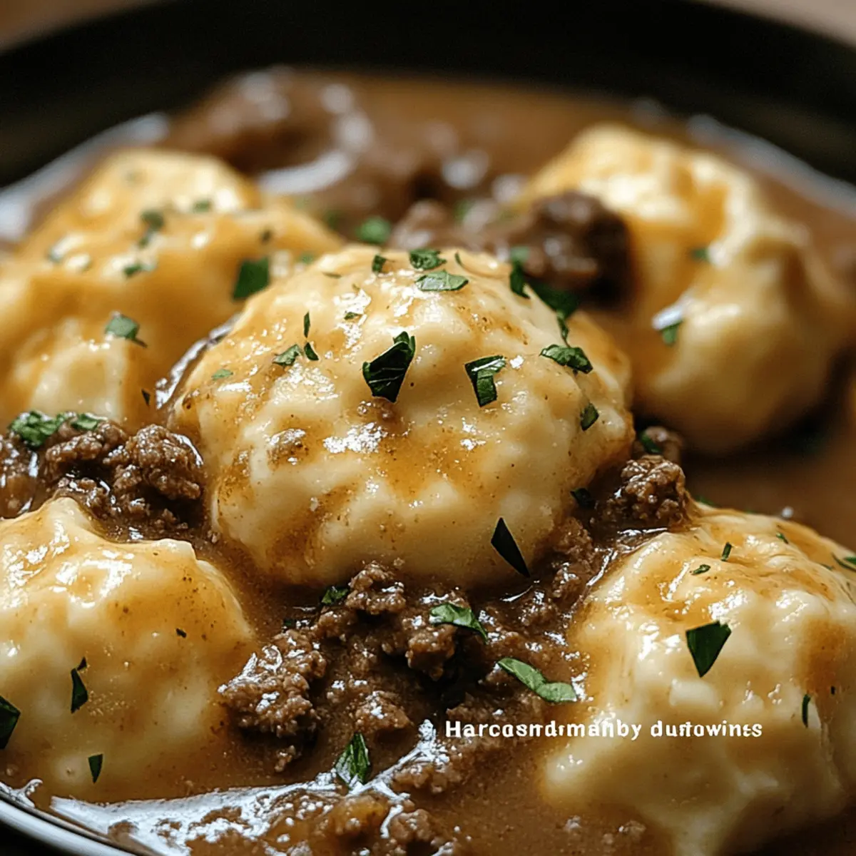 Ground Beef and Dumplings