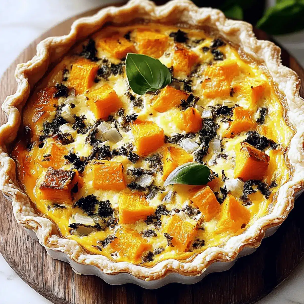 Cozy Butternut Squash Quiche for Your Heartfelt Brunch