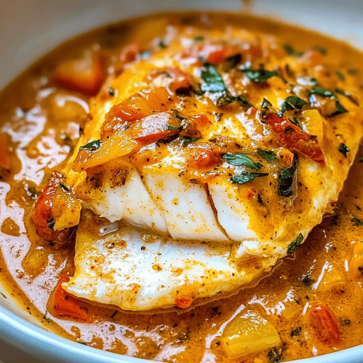 Tilapia in Roasted Pepper Sauce: A Flavorful Mediterranean Delight