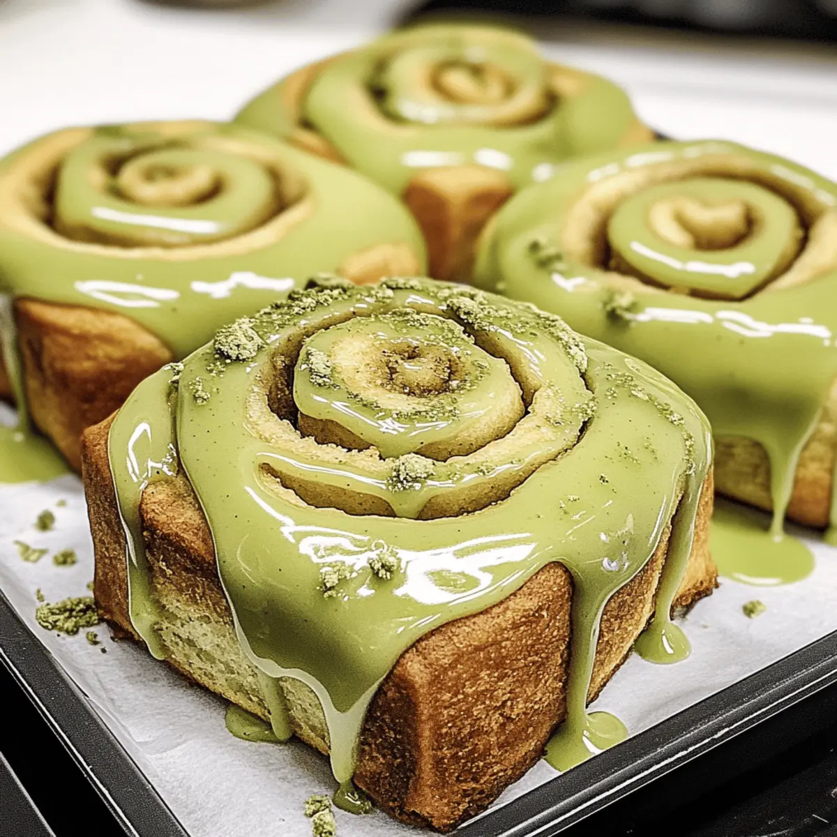 Irresistible Matcha Cinnamon Rolls for Cozy Mornings