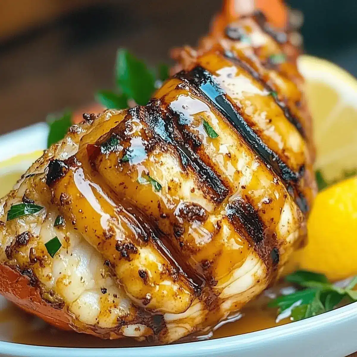 Grilled Lobster Tail with Honey Cajun Butter: Your Luxurious Treat