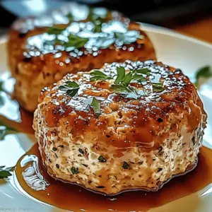 Garlic Parmesan Chicken Meatloaf