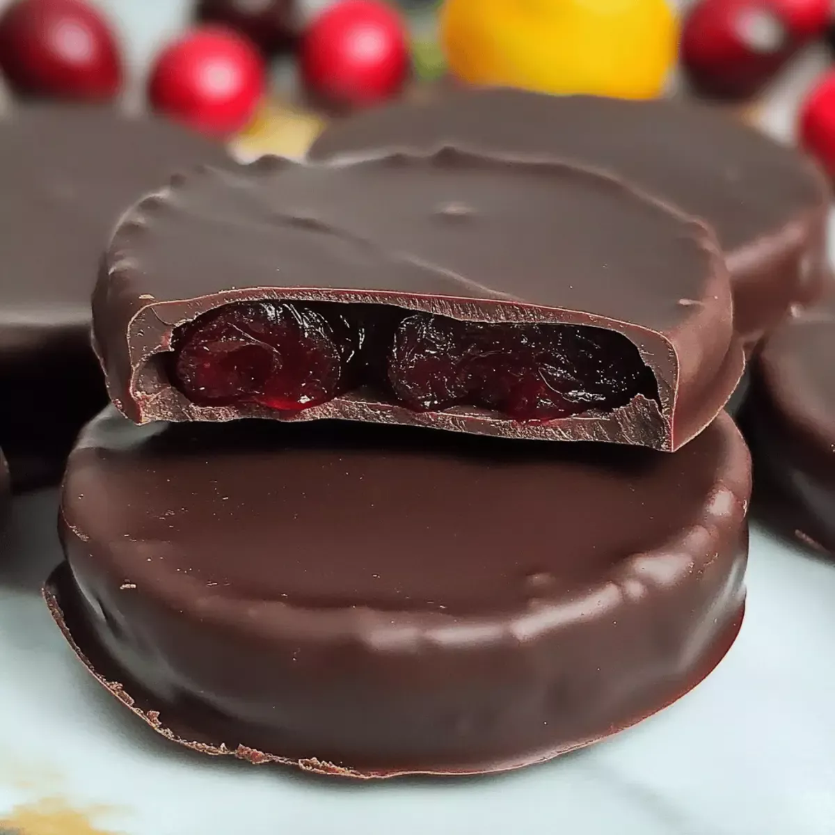 Chocolate Covered Cranberry Sauce