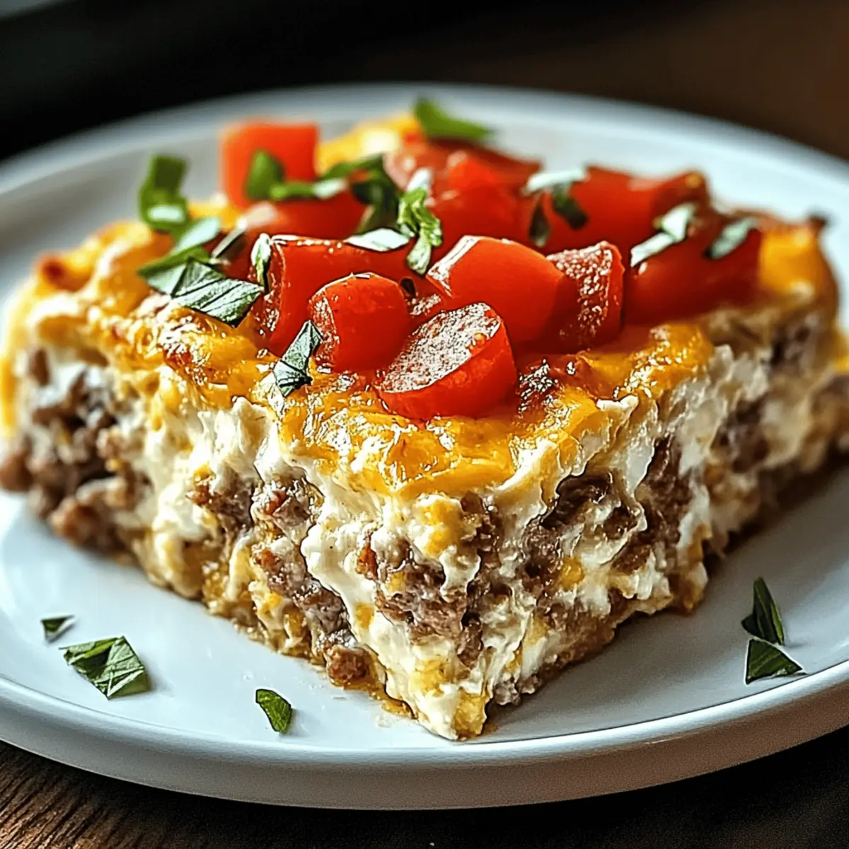 Cottage Cheese & Turkey Sausage Casserole for Cozy Mornings