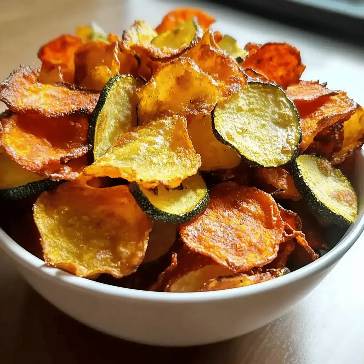 Air Fryer Veggie Chips: Crunchy, Guilt-Free Snack Bliss