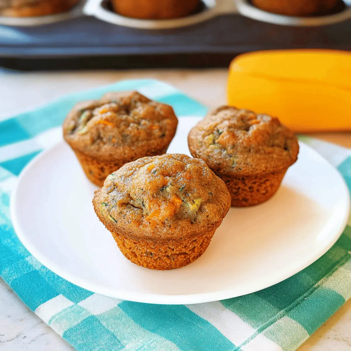 Moist Carrot Zucchini Muffins to Delight Kids and Adults