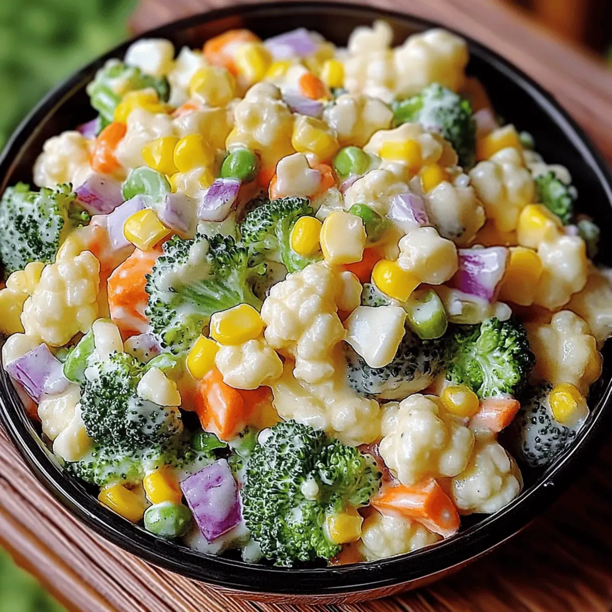 Creamy Broccoli Cauliflower Corn