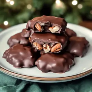 Easy Christmas Pecan Turtles