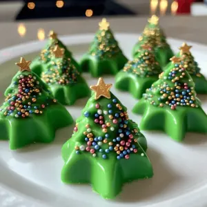 Fudge Christmas Trees