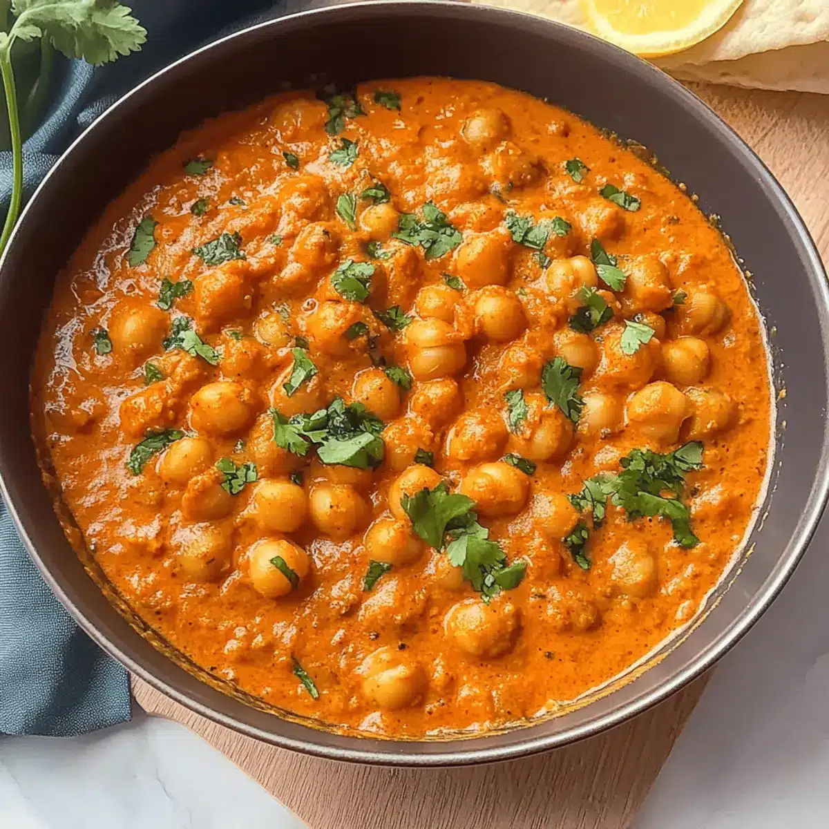 Creamy Indian Butter Chickpeas for Quick Comfort Food