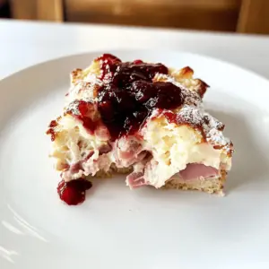 Monte Cristo Breakfast Casserole
