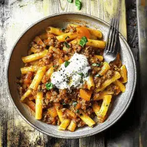 Pumpkin Beef Bolognese