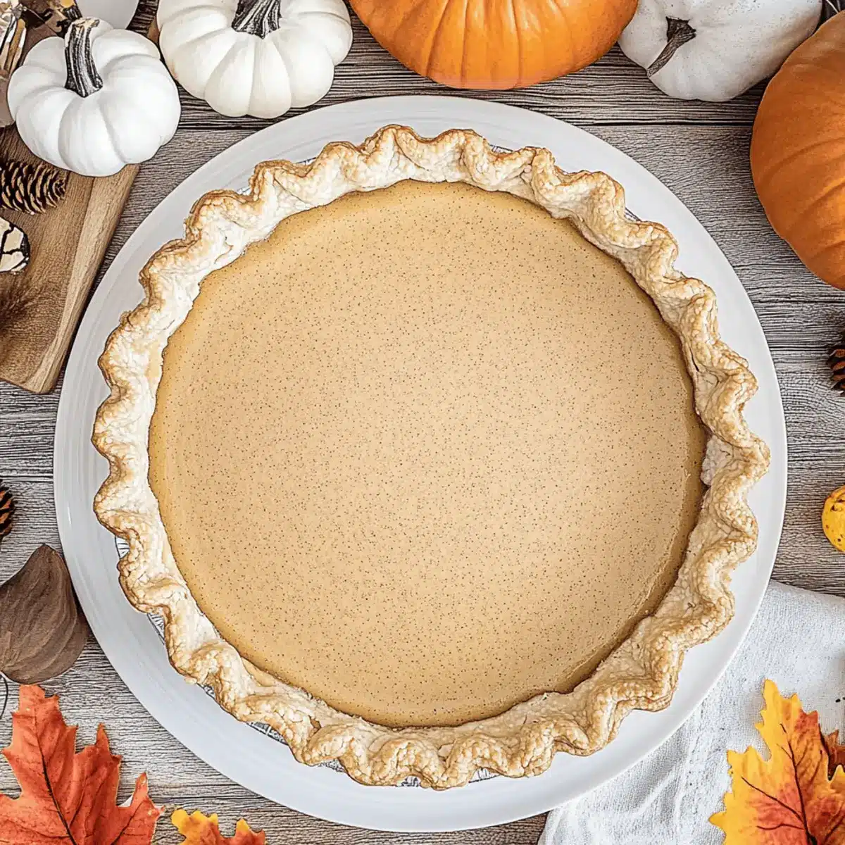 Delicious White Pumpkin Pie to Sweeten Your Fall Celebrations