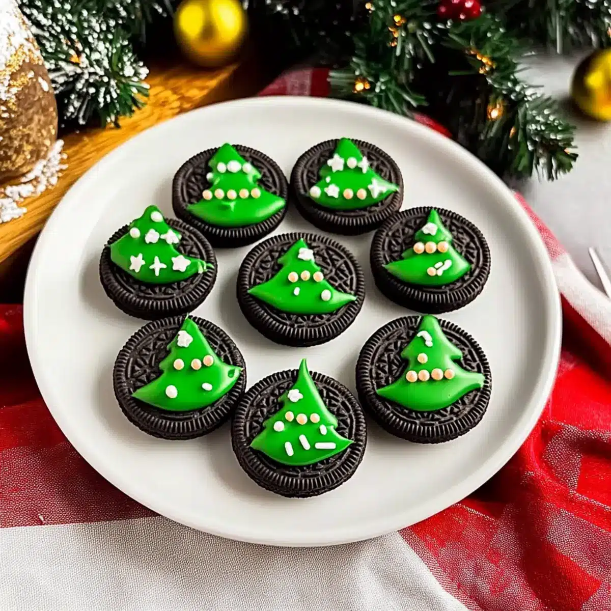 Christmas Tree Oreo Cookies: No-Bake Festive Fun for All