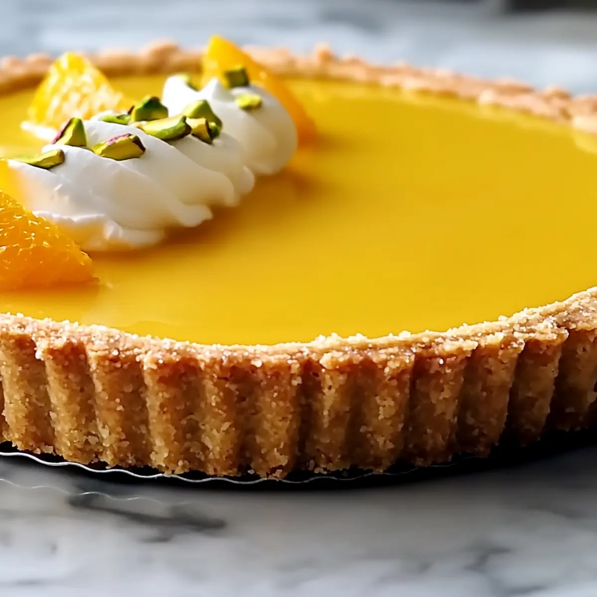 Irresistibly Smooth Classic Orange Tart for Every Occasion