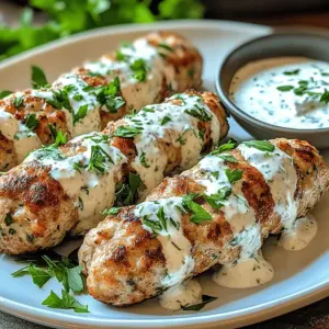 Chicken Kofta with Garlic Yogurt Sauce Recipe