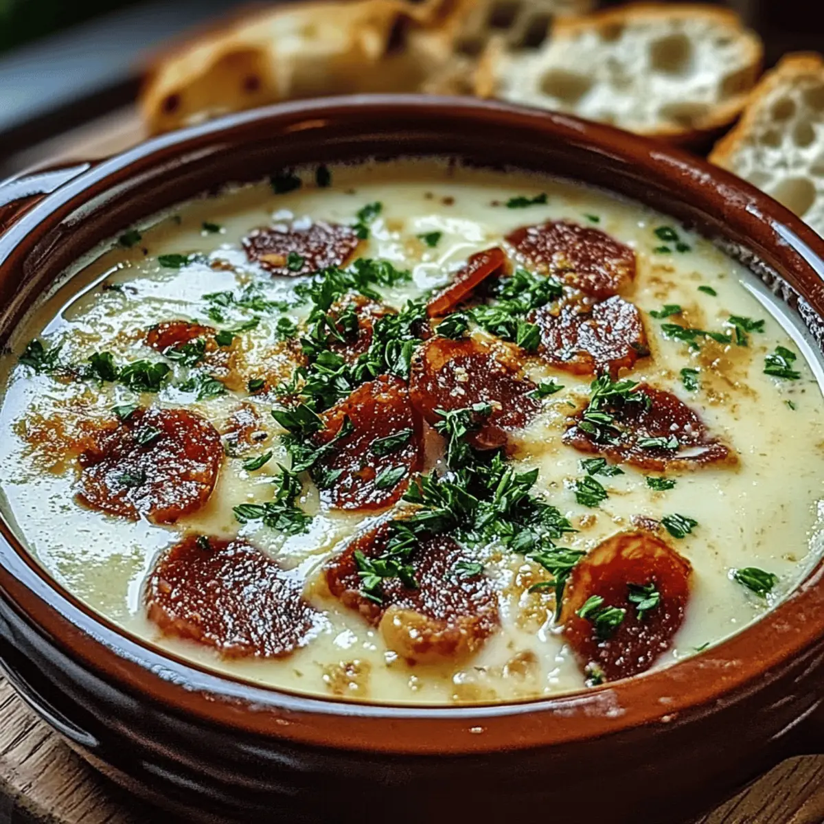 Creamy Charcuterie Soup