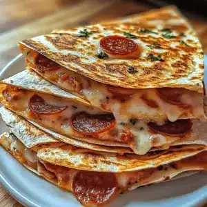 Irresistible Pepperoni Quesadillas