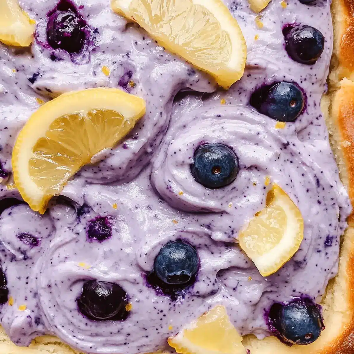 Tender Lemon Blueberry Rolls with Creamy Frosting Delight