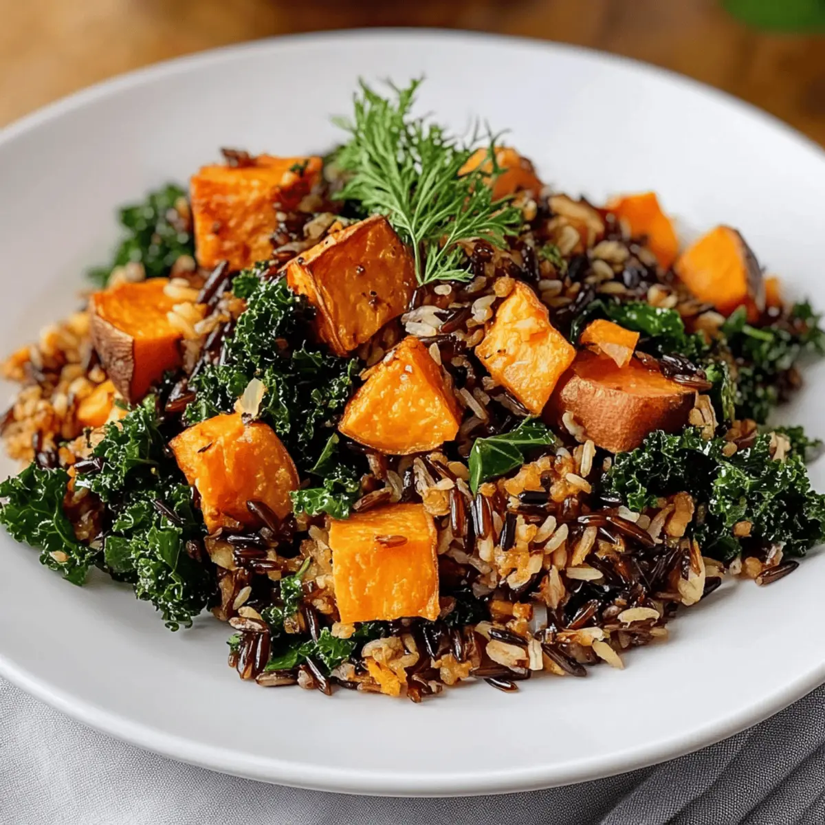Sweet Potato Kale Rice for a Flavor-Packed Dinner Delight