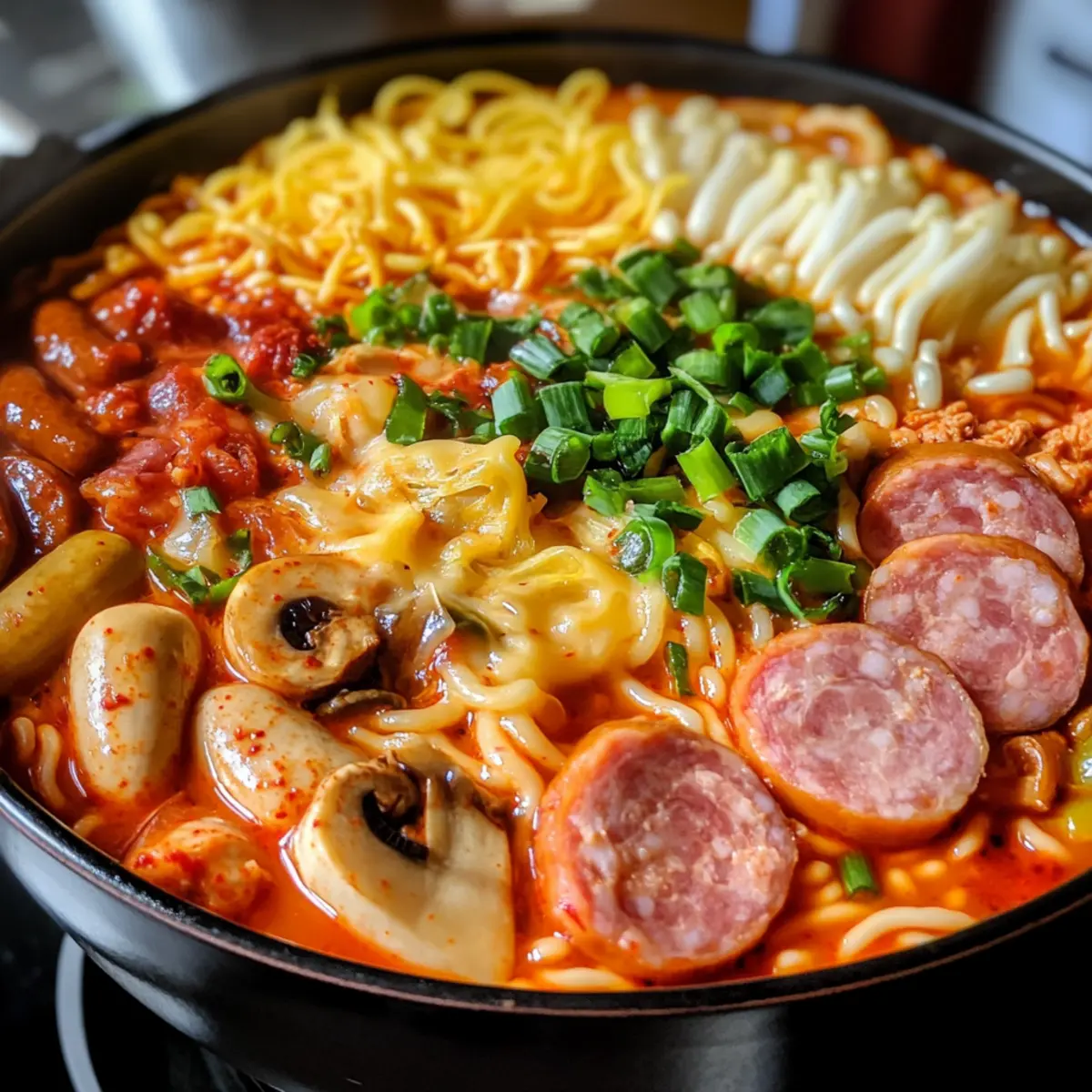 Savory One-Pot Korean Army Stew for Cozy Nights