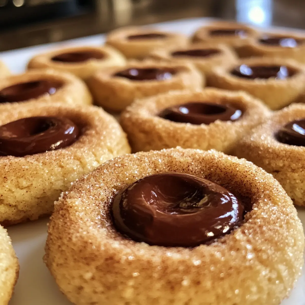 Snickerdoodle Thumbprint Cookies