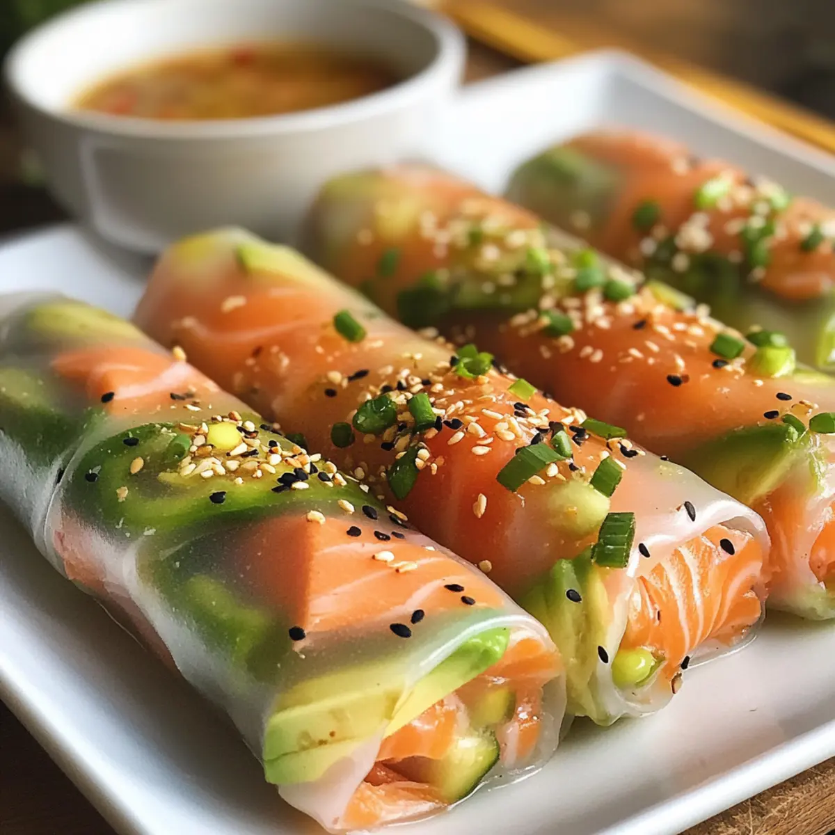 Firecracker Salmon Rolls
