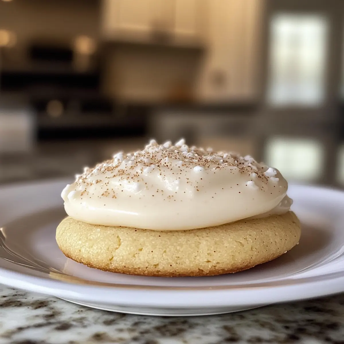 Frosted Holiday Eggnog Cookies