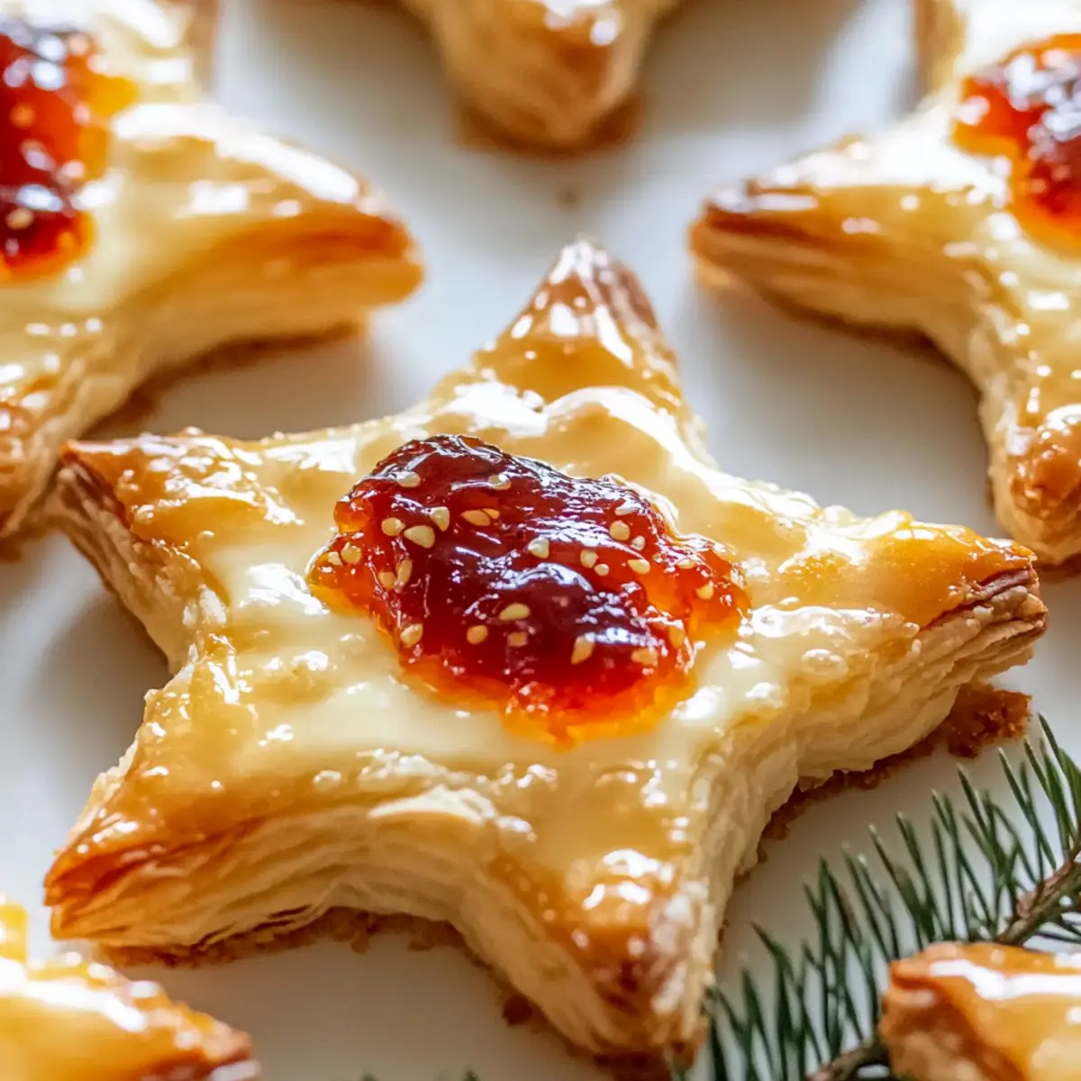 Star-Shaped Cheese Appetizers