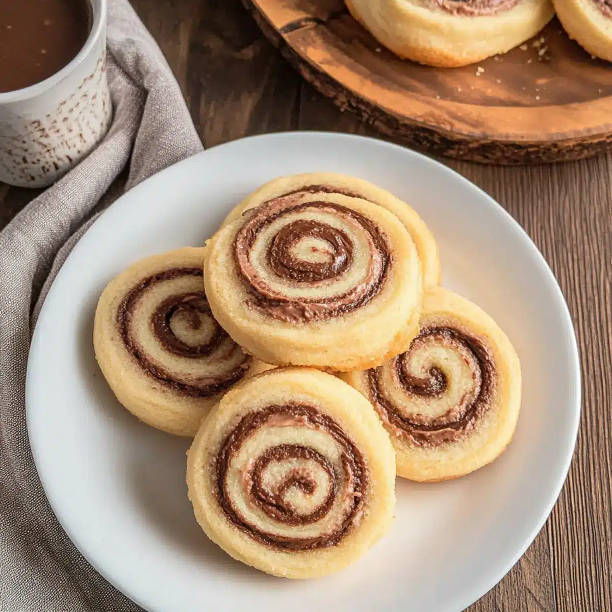 Nutella Pinwheel Cookies