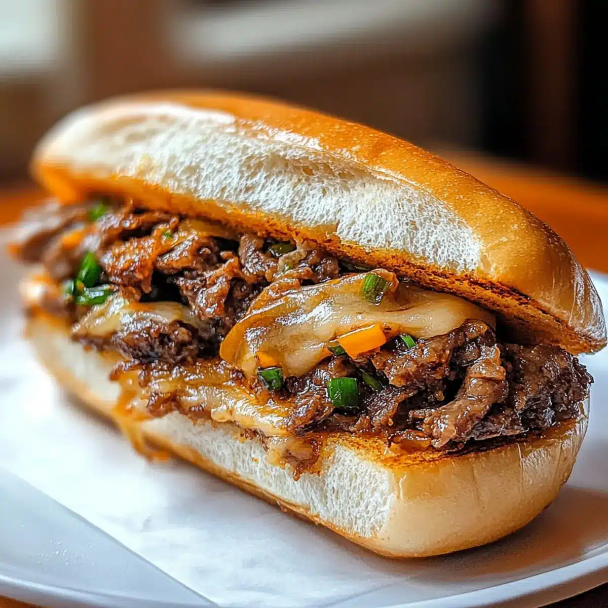 Korean Kimchi Bulgogi Cheesesteak