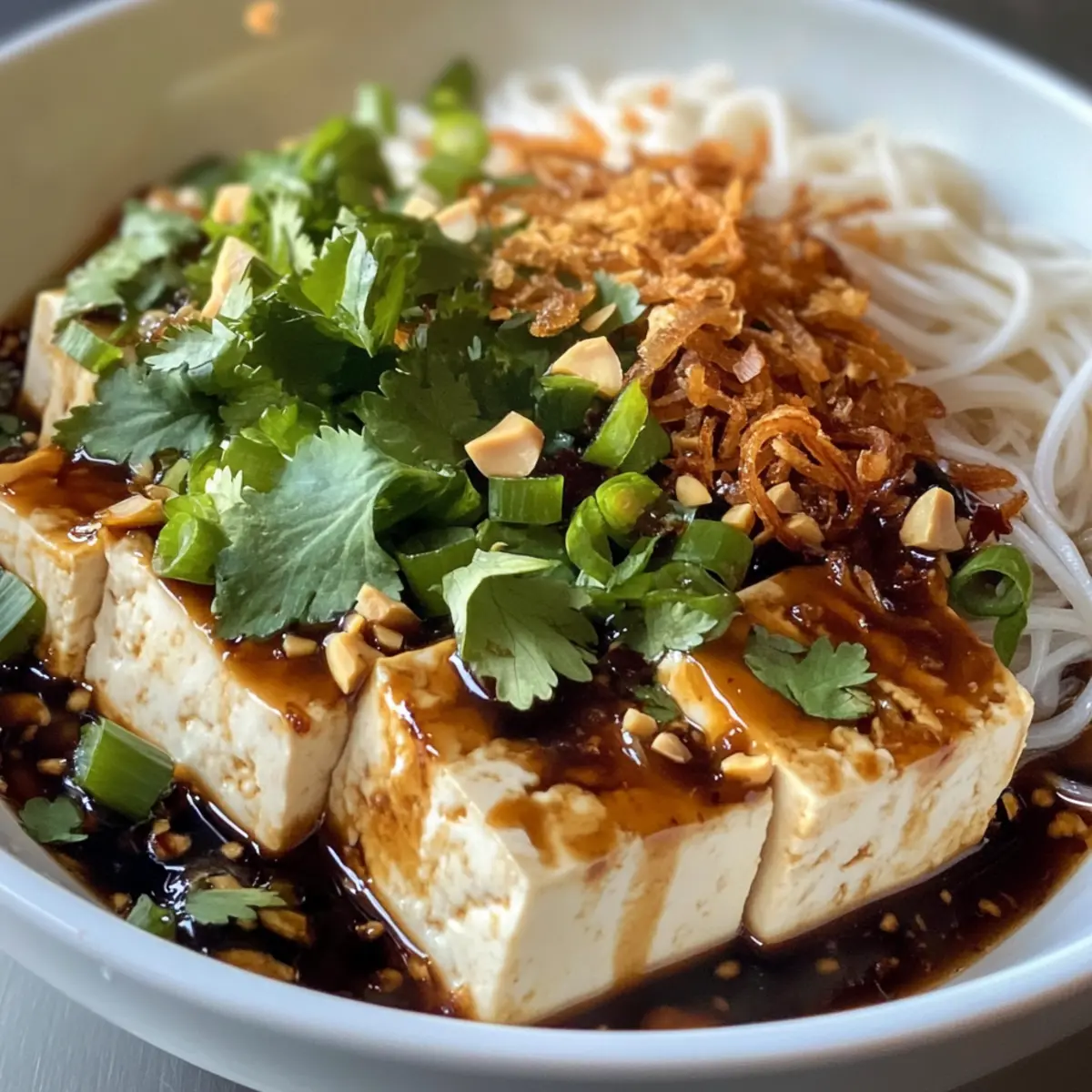 Hoisin Peanut Lime Cold Silken Tofu That Refreshes Your Palate