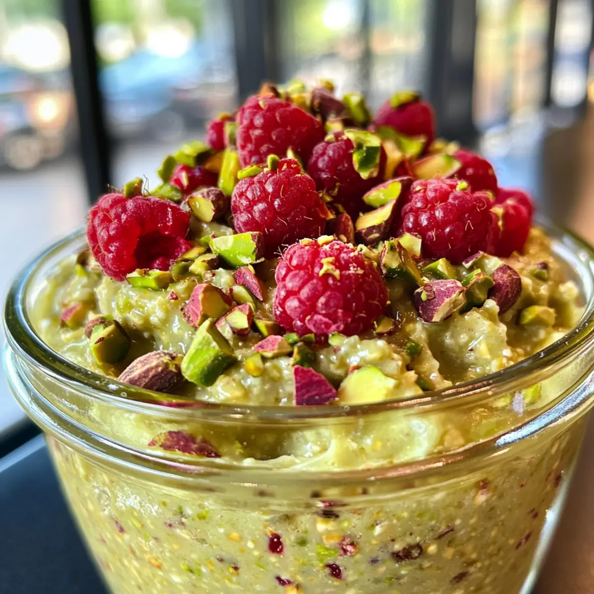 Creamy Pistachio Overnight Oats for a Wholesome Start