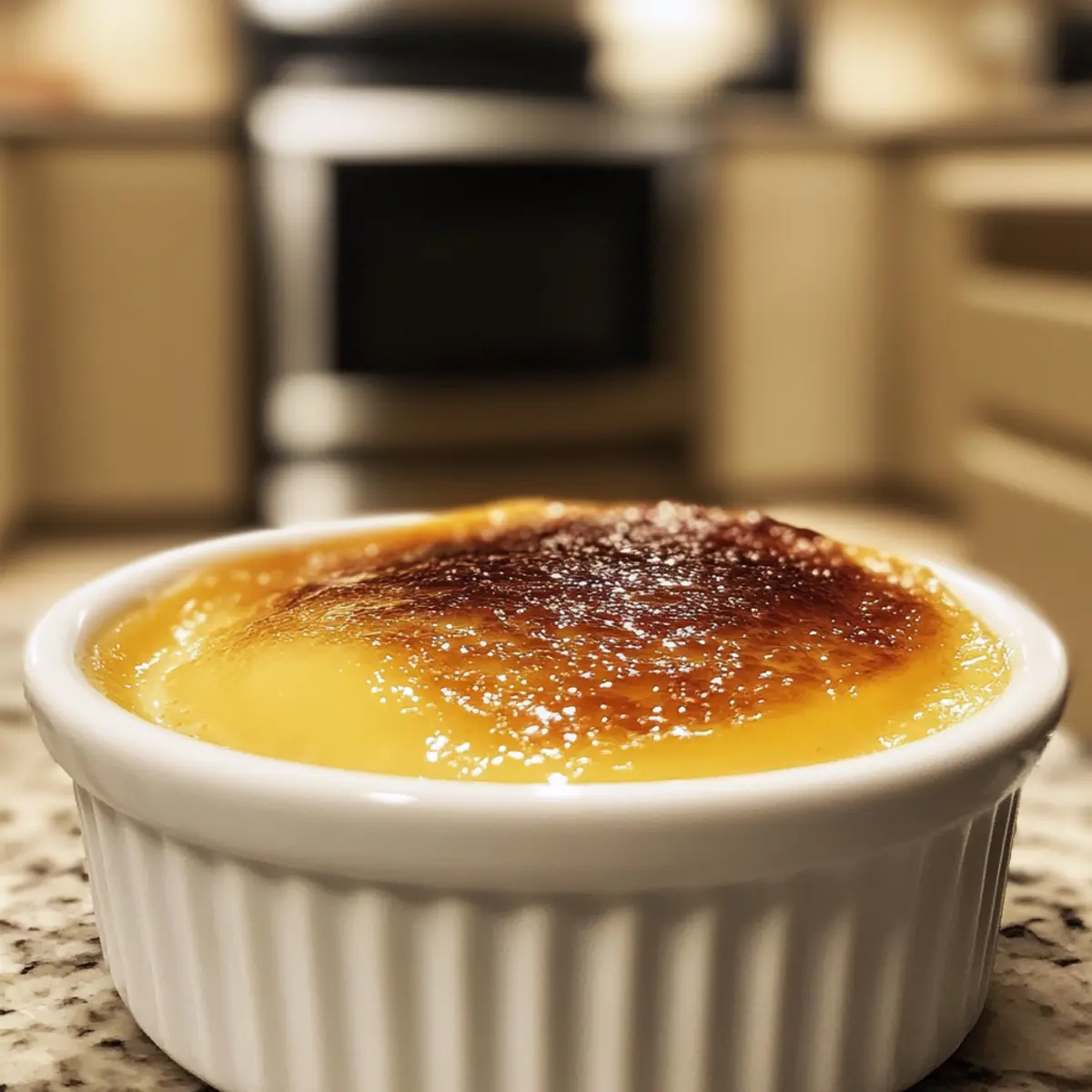 Japanese Sweet Potato Crème Brûlée