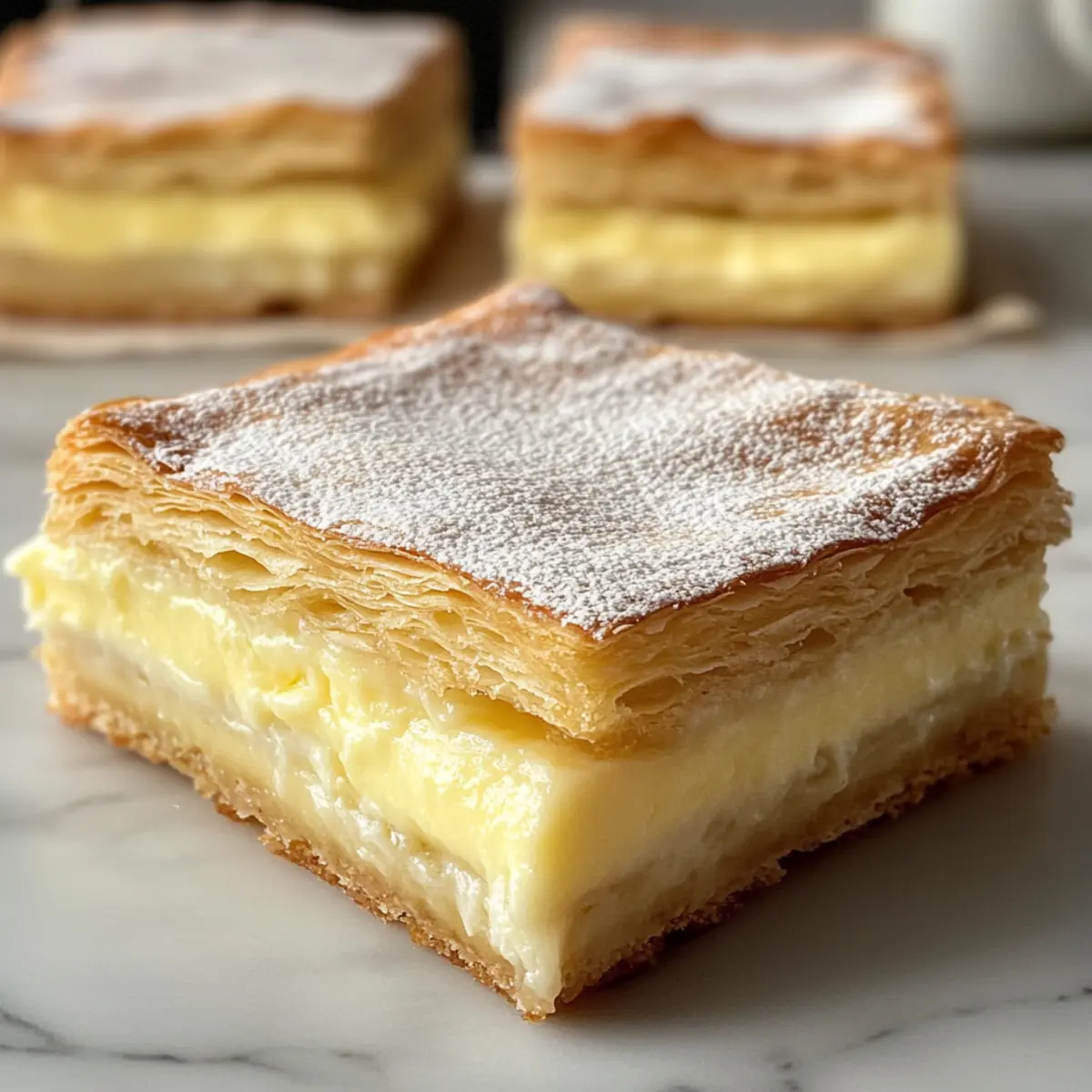 Decadent Vanilla Slice with Flaky Puff Pastry Bliss