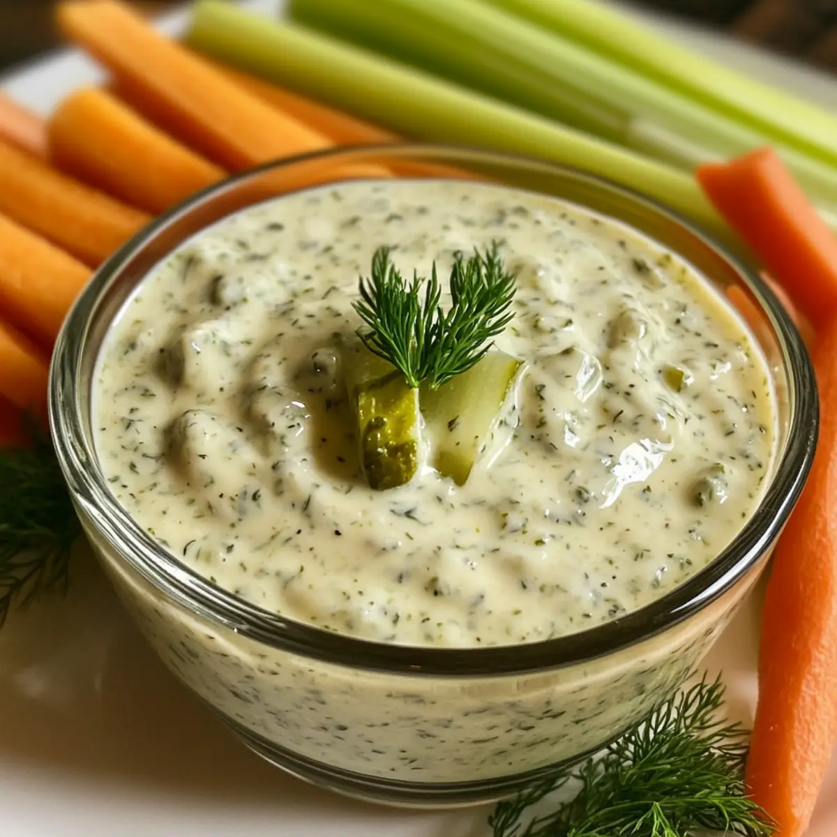 Pickle Juice Ranch Dressing