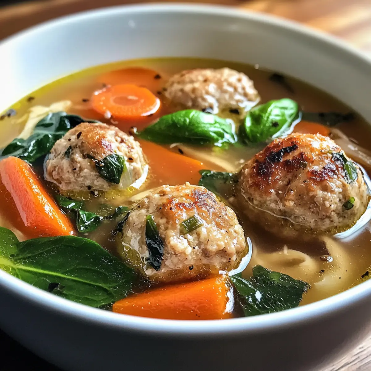 Heartwarming Chicken Meatball Soup You’ll Crave All Winter