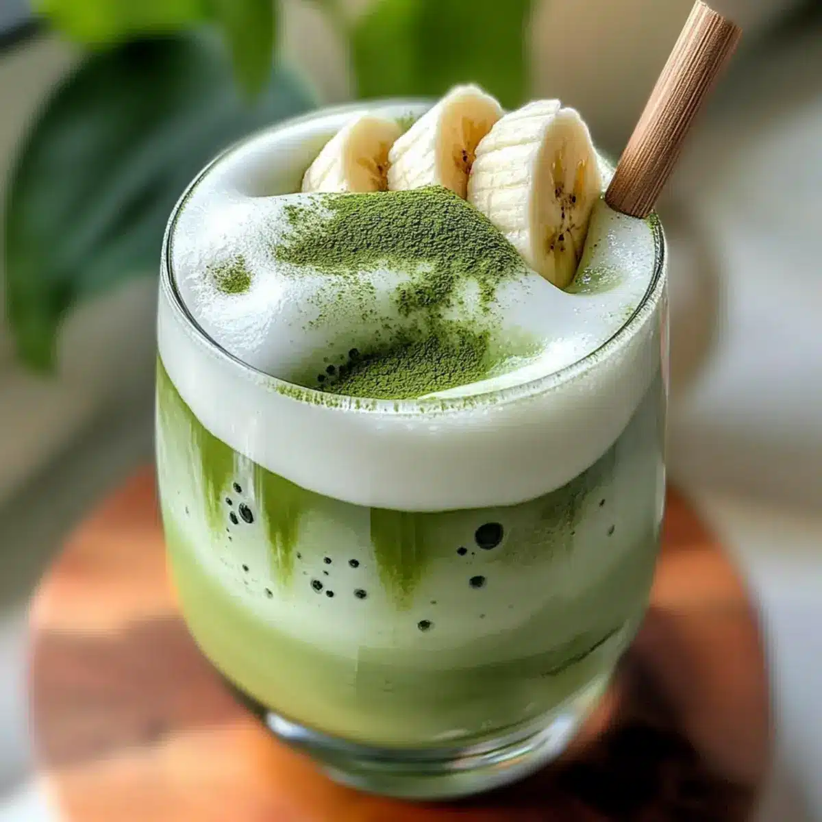 Creamy Easy Banana Matcha Latte for a Refreshing Boost