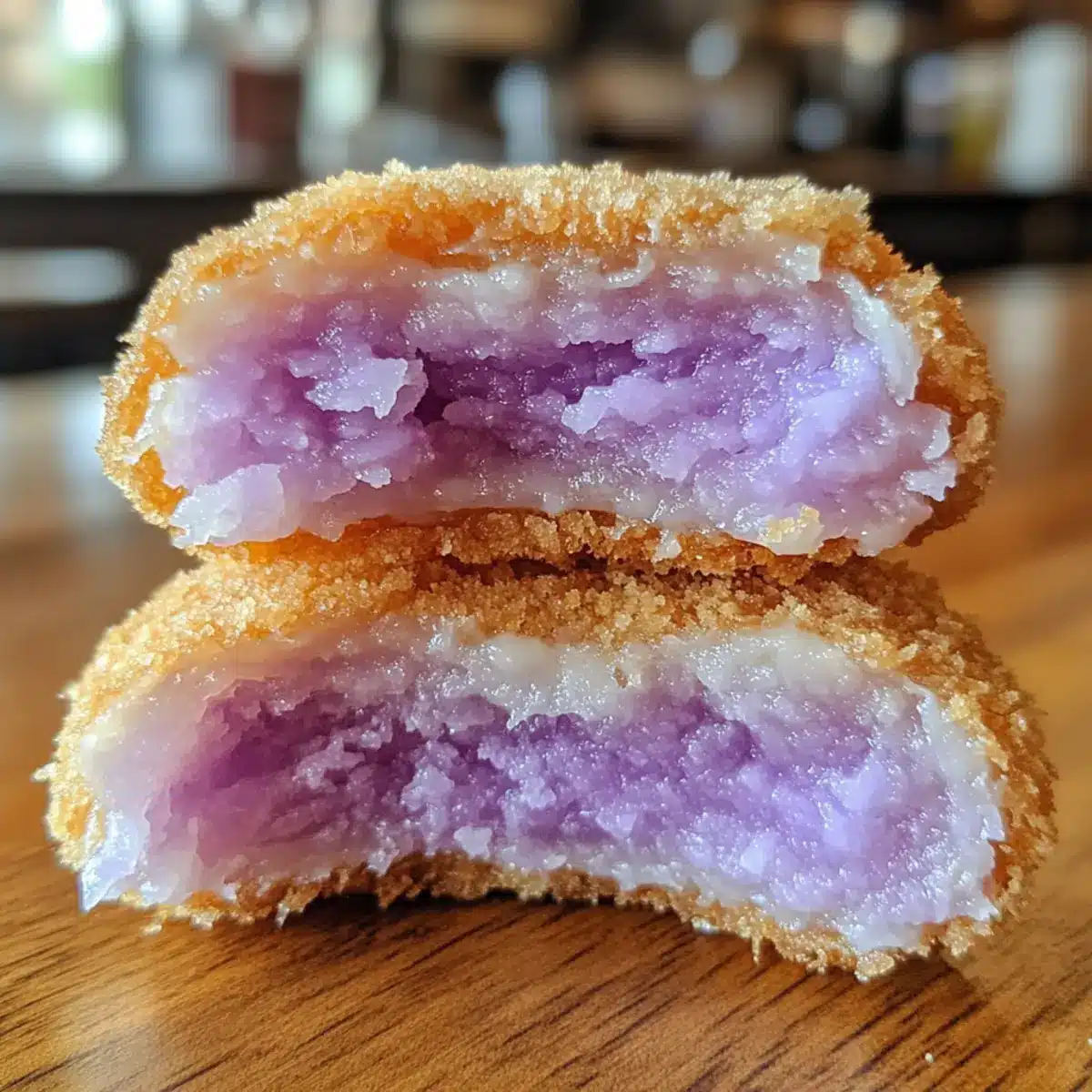 Delightful Ube Mochi Donuts for a Chewy, Sweet Treat