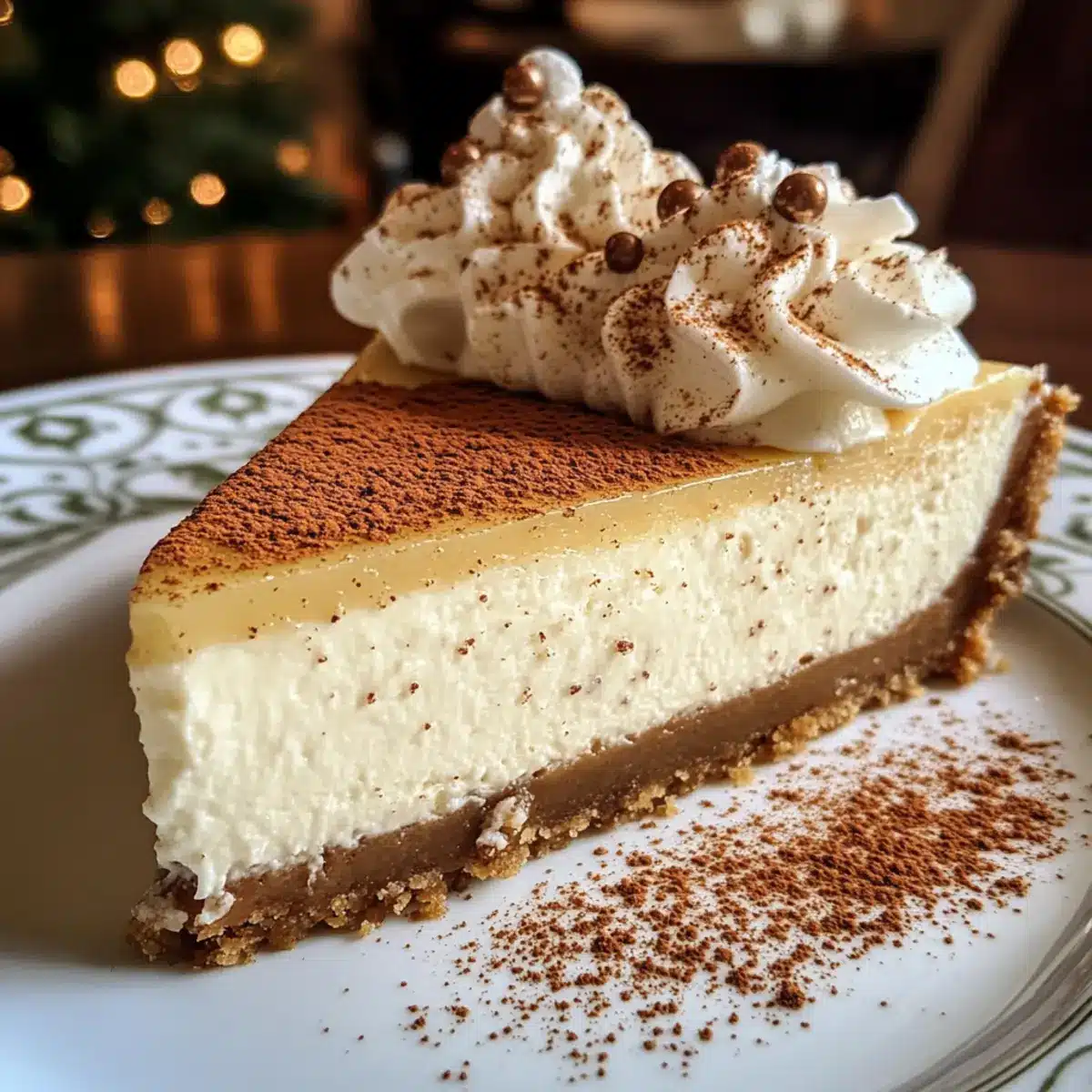 Creamy Eggnog Cheesecake: Your Festive Holiday Must-Try