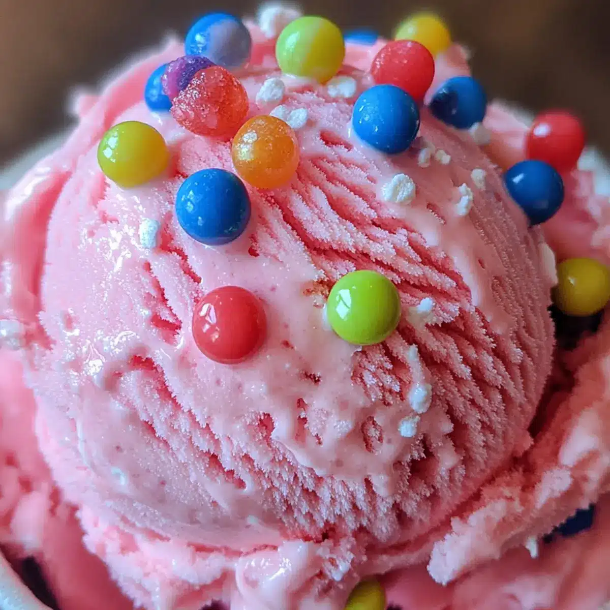 No Churn Bubblegum Ice Cream for a Sweet Nostalgic Treat