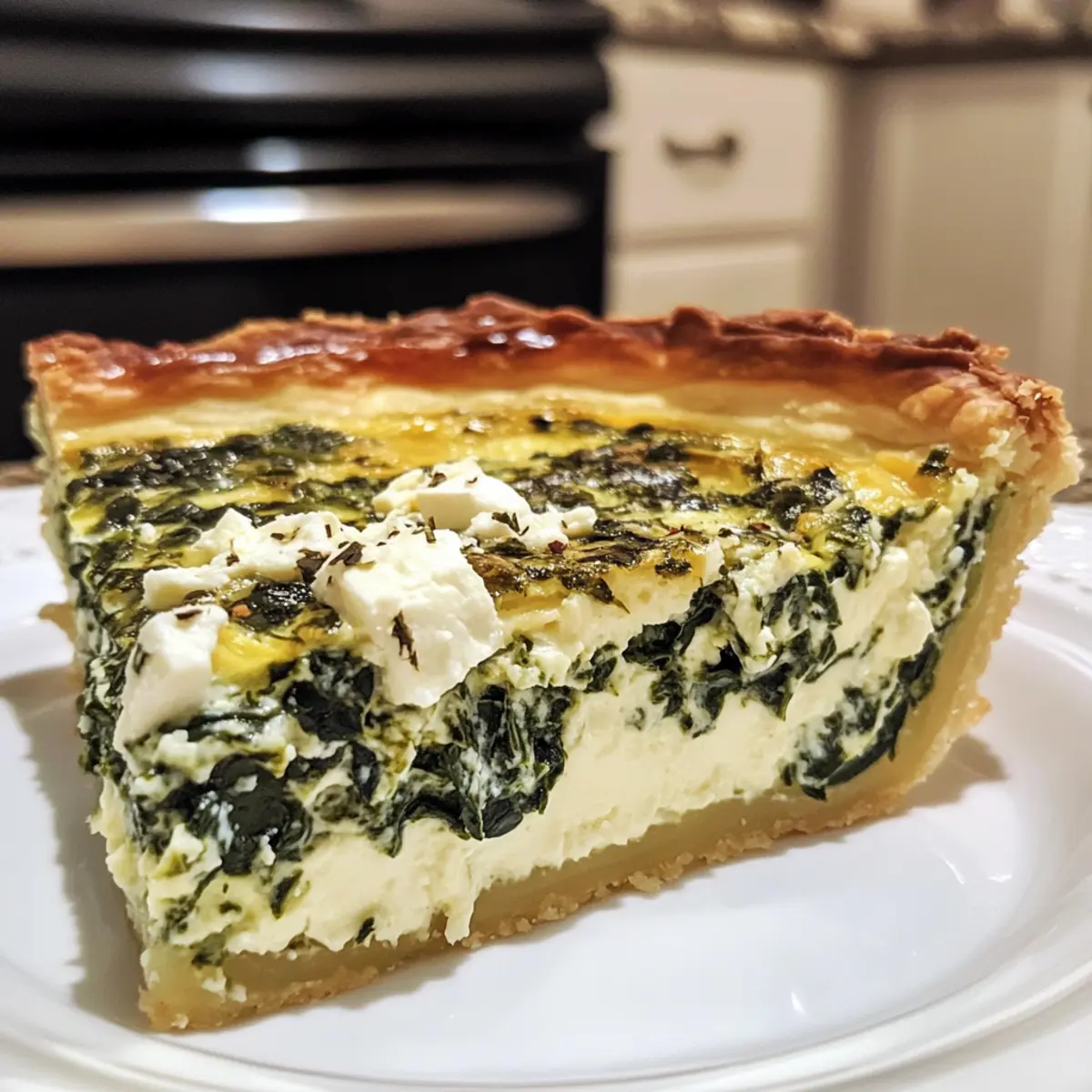 Mediterranean Spinach Cheese Feta Quiche for Flavorful Brunch