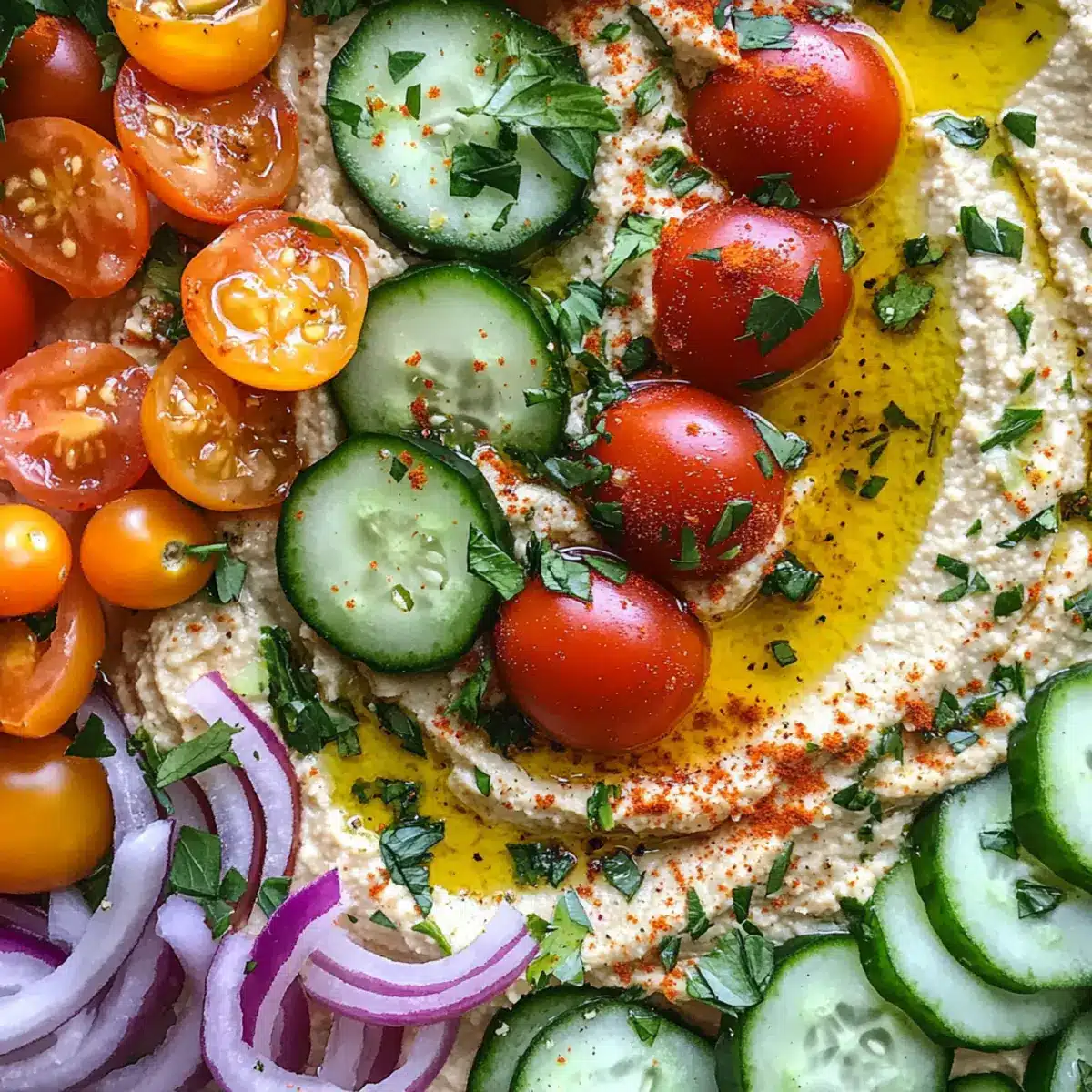Greek Style Loaded Hummus: A Fresh Twist for Fast Flavor