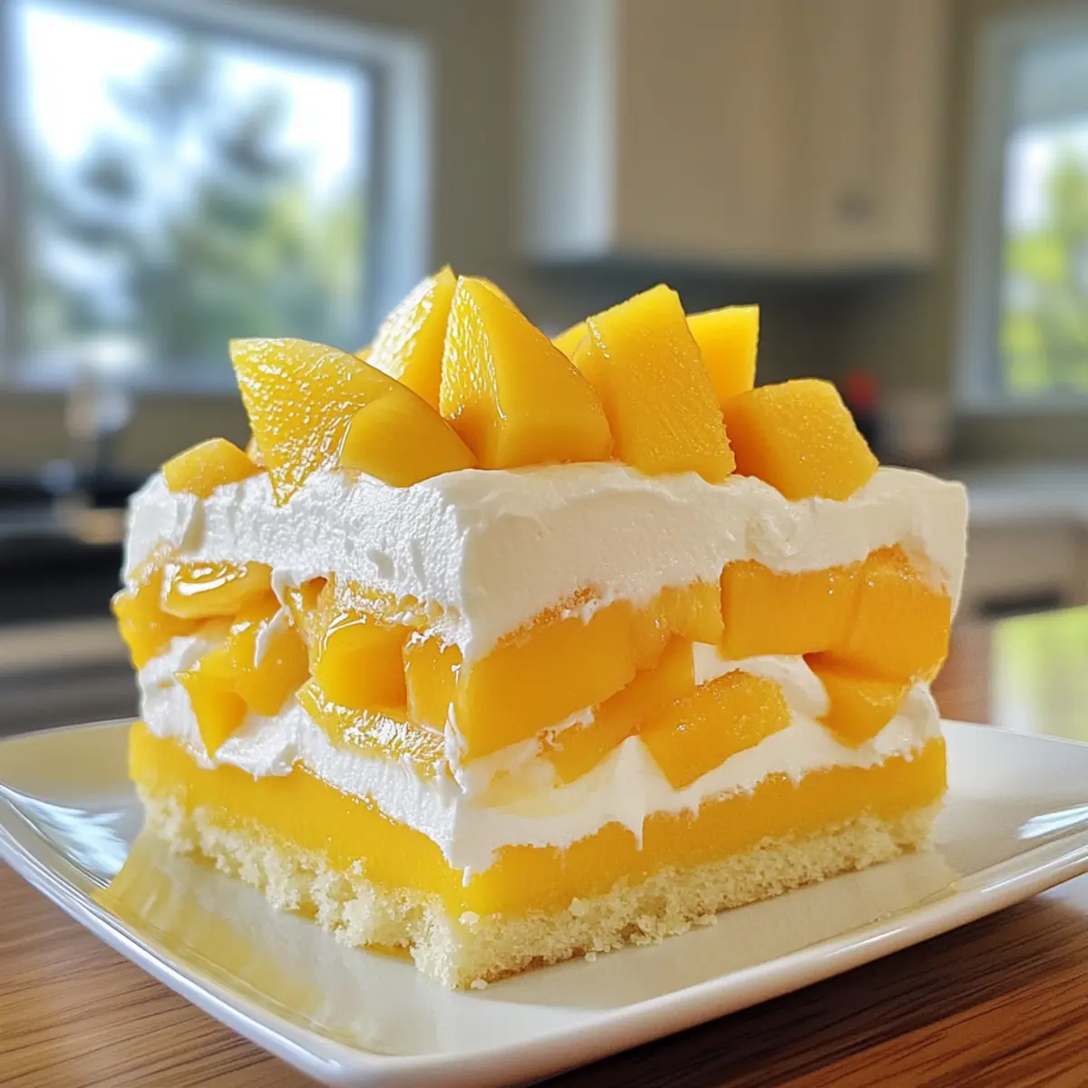 Mini Mango Yuzu Chantilly Cake: A Tropical Sweet Escape