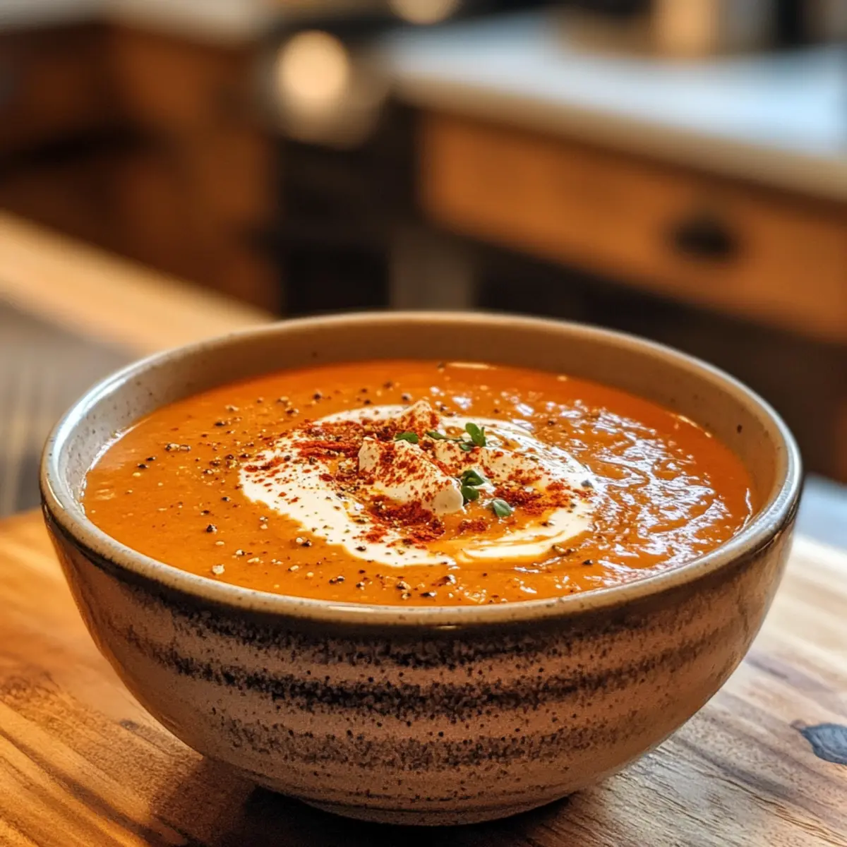 Heavenly Roasted Red Pepper Gouda Soup for Ultimate Comfort