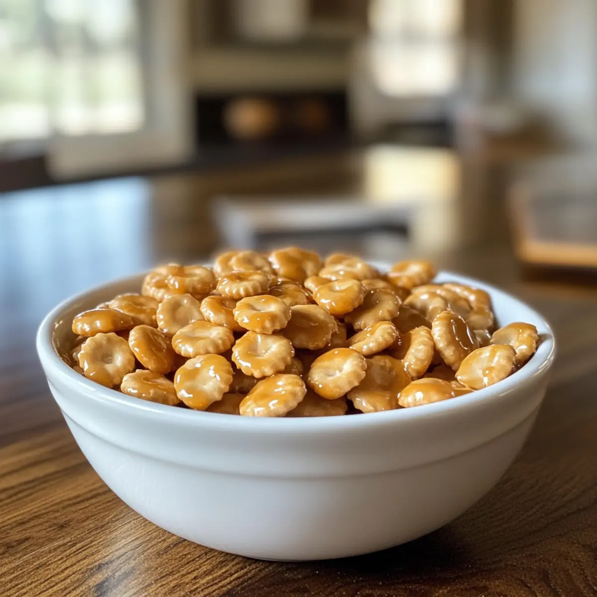 Caramel Crunch Oyster Crackers