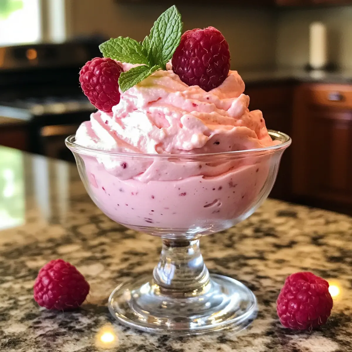 Fresh Raspberry Cloud Mousse: A Guilt-Free Summer Delight